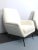 Set of Italian White Velvet Armchairs, 1950s For Sale - Image 4 of 18