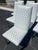 Set of 6 Custom White Leather Parsons Dining Chairs Attributed to Design Institute of America For Sale - Image 13 of 18
