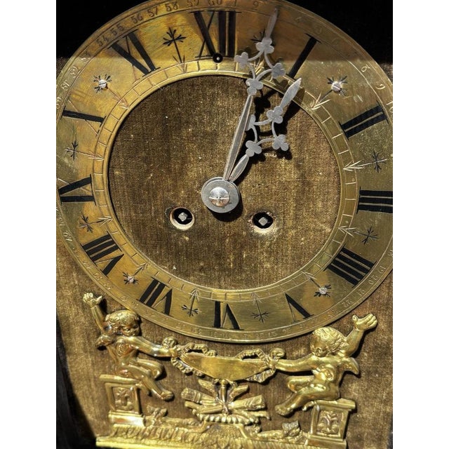 Victorian French Clock on Stand by Japy Frere For Sale - Image 11 of 17