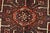 1980s Vintage Karajeh Rug 4'10'' X 6'2'' Red Wool Tribal Hand-Knotted Oriental Carpet For Sale - Image 5 of 15
