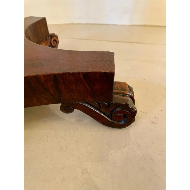 Antique William IV Rosewood Work Box For Sale - Image 13 of 16