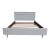 Mid Century Modern Painted White Full Size Bed 6574 For Sale