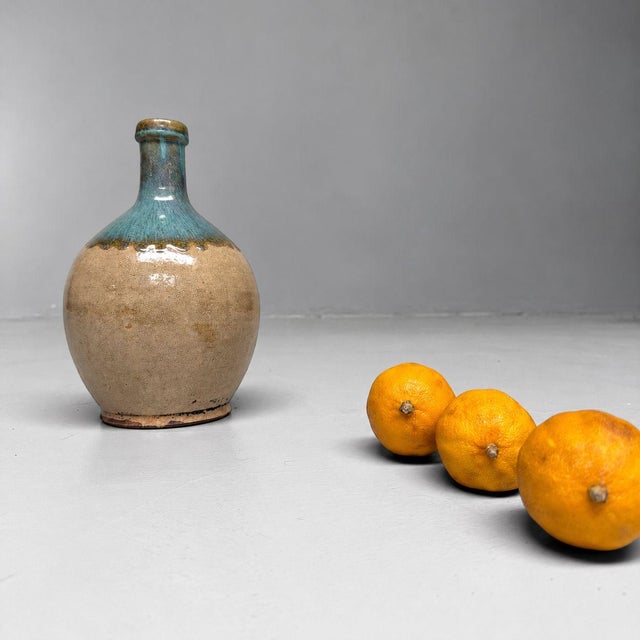 ​Drip Glazed Tokkuri Sake Bottle, Japan, 1950s For Sale - Image 4 of 11