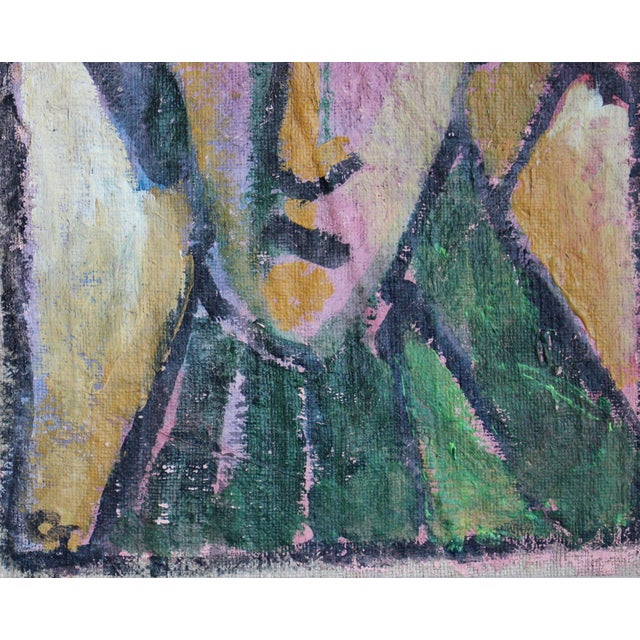 Florentine School Artist, Hidden Portraits XVIII, 1990s, Acrylic on Canvas, Framed For Sale - Image 7 of 10