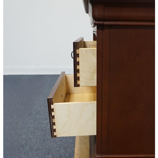 Wood Late 20th Century Thomasville Impressions Martinique Collection 28" Two Drawer Nightstand For Sale - Image 7 of 13