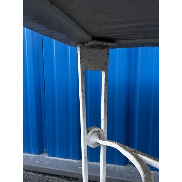 1920s Wrought Iron Potting Tables in the Manner of Maison Jansen For Sale - Image 11 of 12