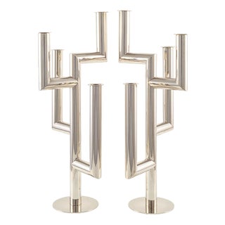 Tree Candelabras by Franz Hagenauer, 1930s, Set of 2 For Sale