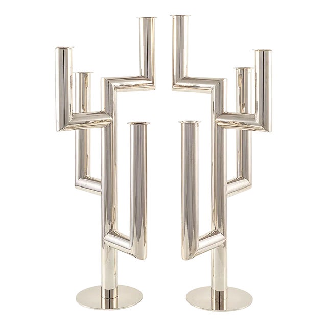 Tree Candelabras by Franz Hagenauer, 1930s, Set of 2 For Sale