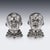 19th Century Victorian Silver Novelty Salt & Pepper, London, England, 1880s, Set of 2 For Sale - Image 3 of 18