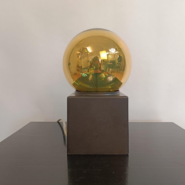 1970s Golden Globe Lamp from Philips, 1970s For Sale - Image 5 of 7