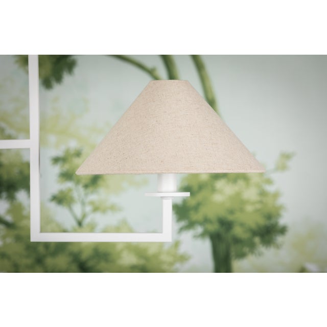 Mitzi Gladwyne 39.25 in. 6 Light Chandelier in Texture White Finish For Sale In New York - Image 6 of 12