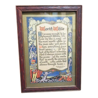 Art Deco Art Print Called Worthwhile For Sale