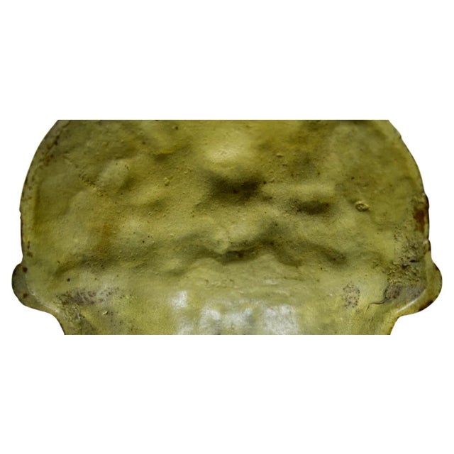 Early 20th Century The Judd Manufacturing Company Cast Iron Painted Doorstop #1260 Dogwood Flowers For Sale - Image 6 of 7