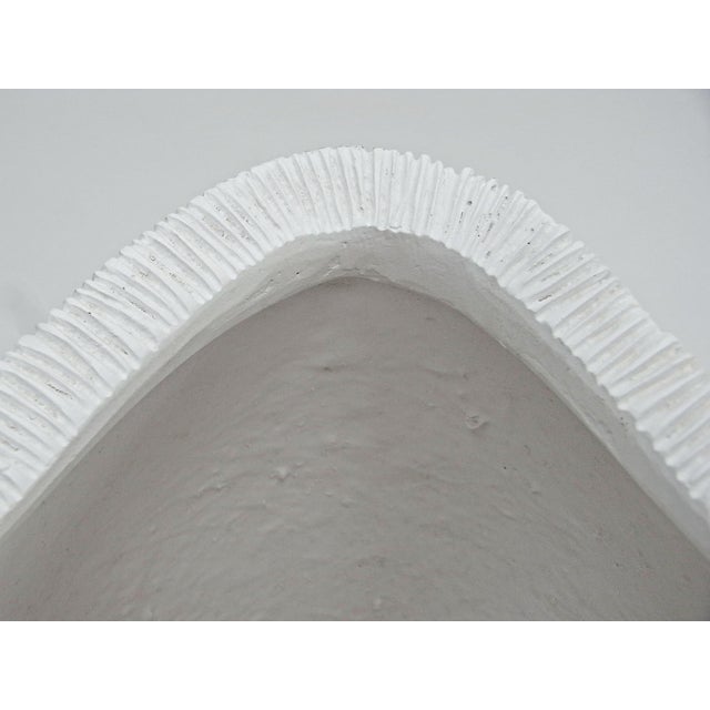 Amorphe Plant Pot in White Slurried Fibre Glass from Gunter Lambert, 2000s For Sale - Image 9 of 10