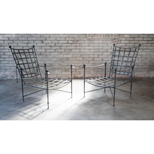 Vintage Mario Papperzini for Salterini Adjustable 'Amalfi' Lounge Chairs, C. 1960s. For Sale - Image 12 of 18