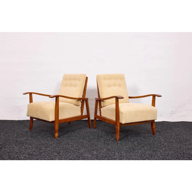 Mid-Century Modern Armchairs by Karoly Nagy, 1940s, Set of 2 For Sale - Image 16 of 18