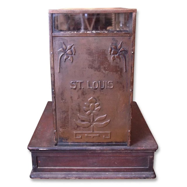 Metal 1910s St. Louis Cash Register Without Keys For Sale - Image 7 of 9