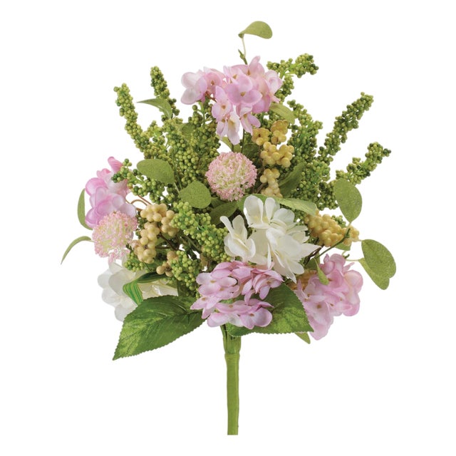Mixed Garden Floral Bush 20"H For Sale