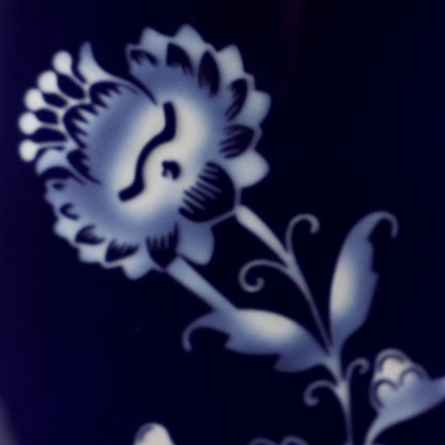 Vintage Porcelain Vista Alegre Vase attributed to Mendel Heit For Sale - Image 8 of 13