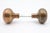 Traditional Pair of Vintage 2 In. Round Brass Passage Door Knobs For Sale - Image 3 of 9