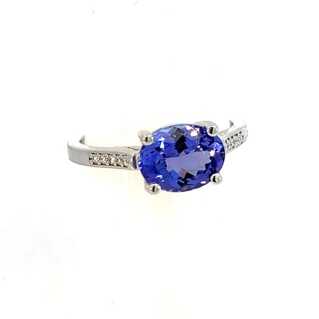 Natural Tanzanite Diamond Ring 6.5 14k WG 2.05 TCW Certified $3,950 310590 Nothing says, “I Love you” more than Diamonds...