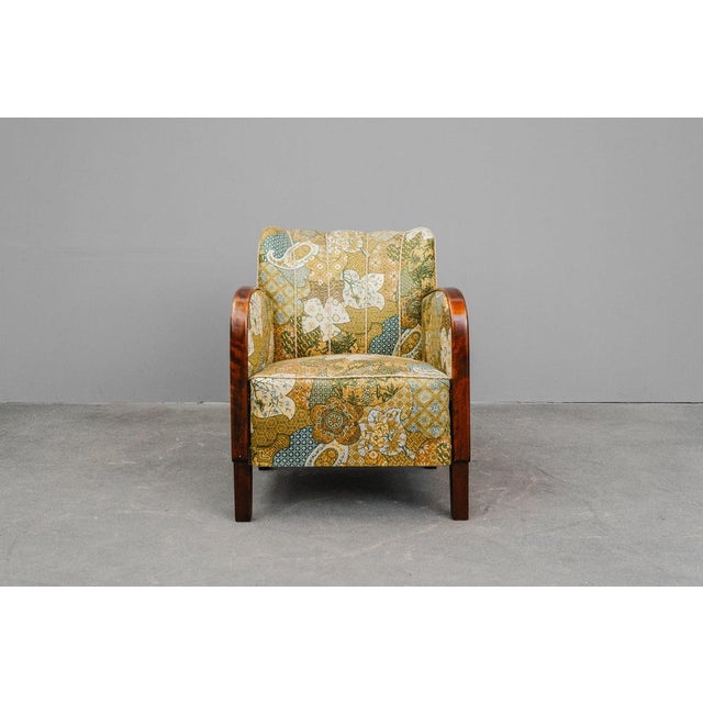 Vintage Art Deco Lounge Chairs in Birch and Pine, 1920s, Set of 2 For Sale - Image 10 of 18