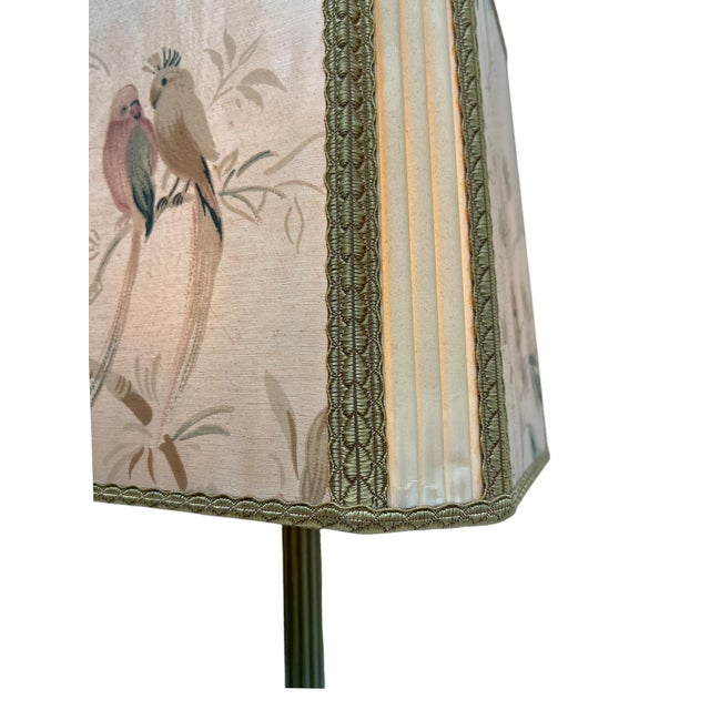 Louis XV French Polychrome and Gilded Tripod Table Lamp, 1930s For Sale - Image 9 of 12