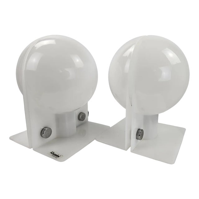 Sirio Table Lamps by Harvey Guzzini for Brazzoli, 1970s, Set of 2 For Sale