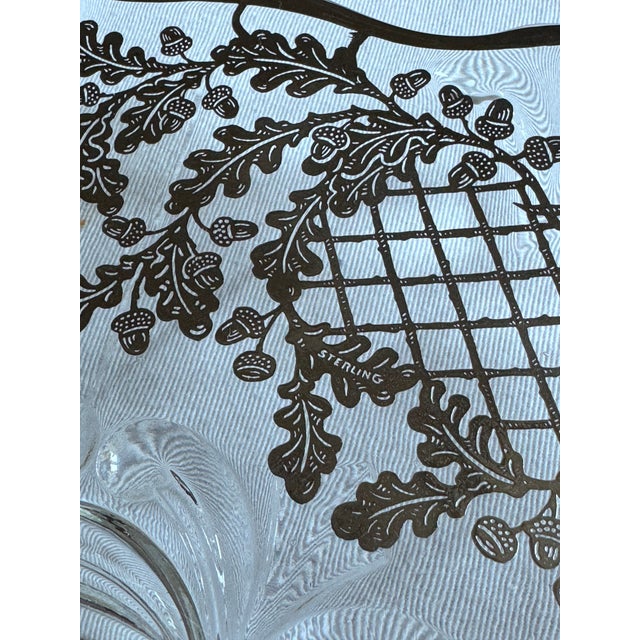 Silver Mid 20th Century American Large Scale Sterling Silver Gilt Centerpiece Bowl & Underplate - Two Pieces For Sale - Image 8 of 16