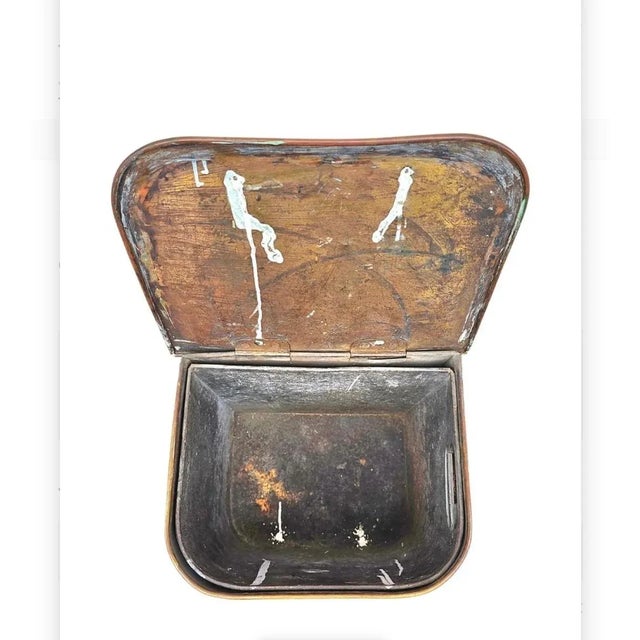 Brass Early 20th Century Art Deco Brass Fireplace Fuel Bucket For Sale - Image 8 of 9