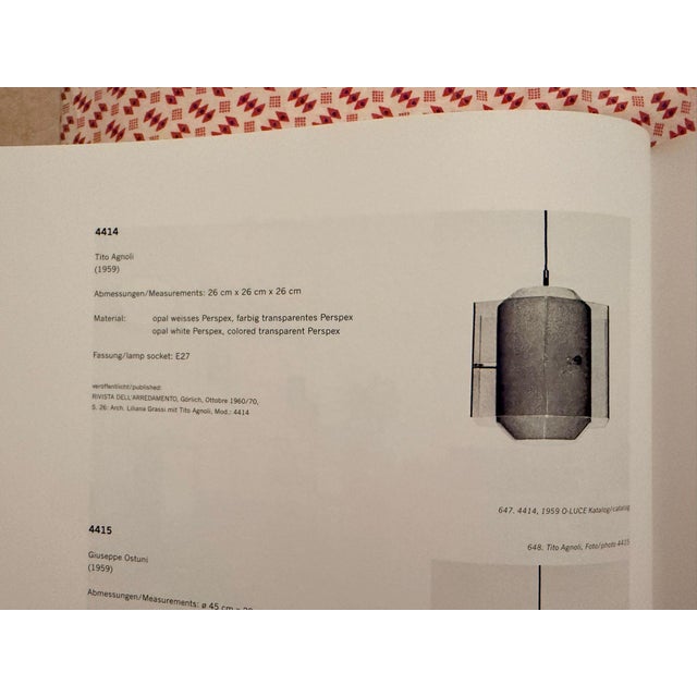 1950s Model 4414 Pendant Lamp by Tito Agnoli for Oluce, 1959 For Sale - Image 5 of 18