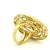 1970s Italian Modernist 18k Gold Openwork Spiral Statement Ring, Size 6 For Sale In Miami - Image 6 of 15