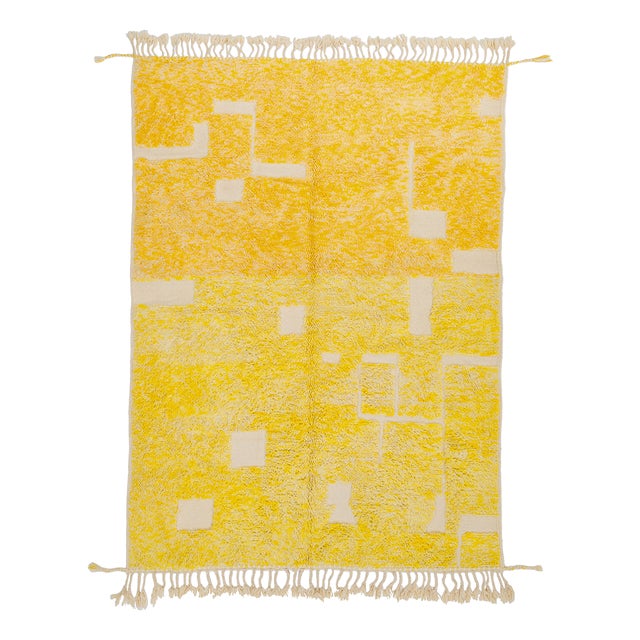 Radiant Hand-Knotted Wool Rug by Azele Studio For Sale