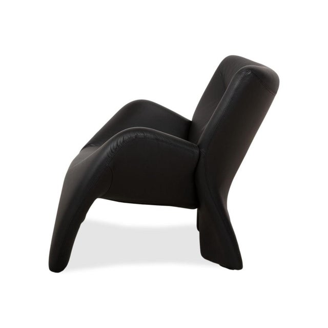 Echnaton Armchair in Black Leather from Leolux For Sale - Image 13 of 14