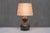 Black Hand-Painted Ceramic Table Lamp from Eva & Johannes Andersen, Denmark, 1950s For Sale - Image 8 of 13