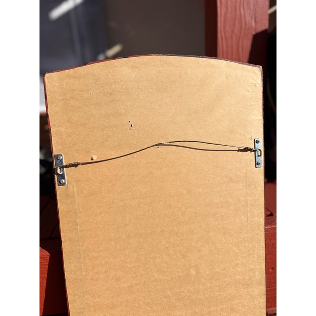 2020s Hand Painted Jharokha Indian Mirror For Sale - Image 5 of 6