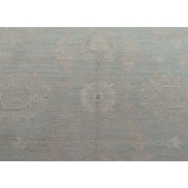 Oushak Rug 9'11" x 13'9" For Sale - Image 4 of 8