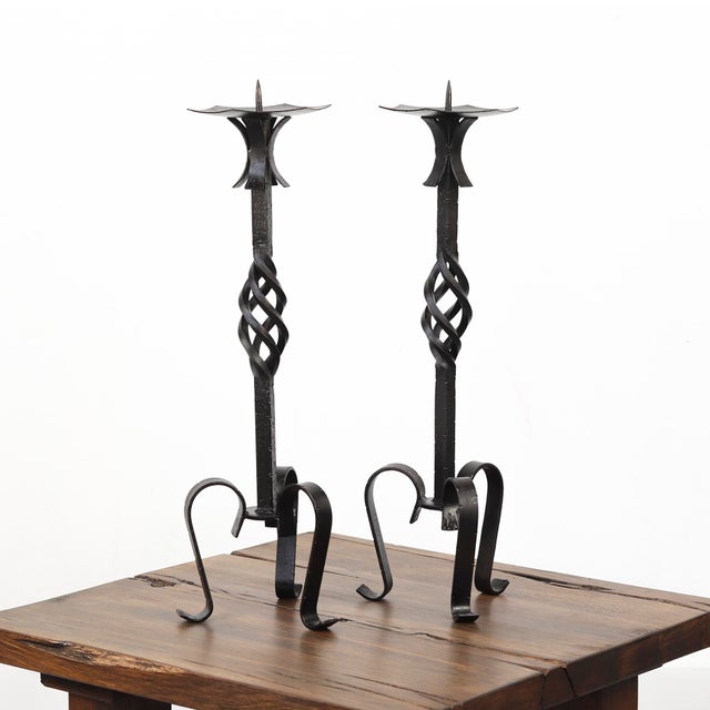 Mid-Century Candlesticks, 1970s, Set of 2 For Sale - Image 11 of 11