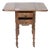 Antique French Mahogany Drop-Leaf Sewing / Work Table For Sale