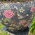 Vintage Large Porcelain Hand Painted Medallion Chinese Famille Rose Fishbowl /Jardiniere For Sale - Image 9 of 12