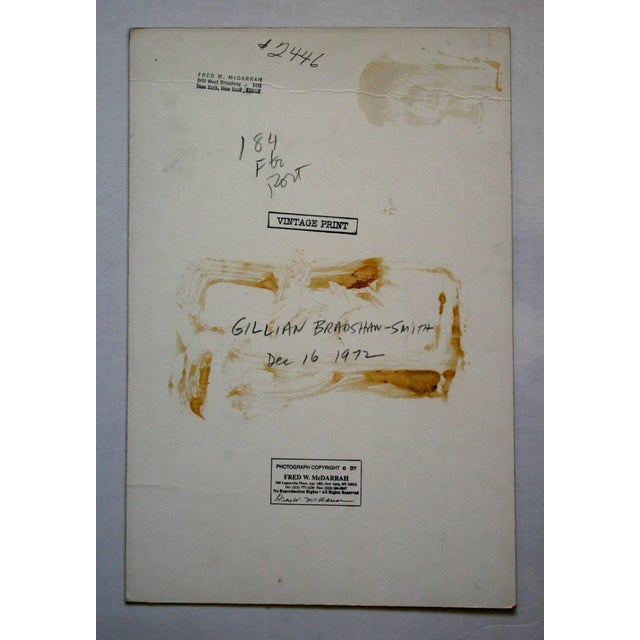 Street Art Fred W. McDarrah, Gillian Bradshaw Smith in Studio, 1972 For Sale - Image 3 of 4