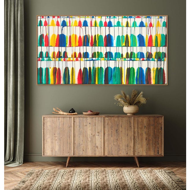 Martin Reyna Contemporary Abstract Ink on Paper Painting "Untitled 23116" by Martin Reyna For Sale - Image 4 of 4