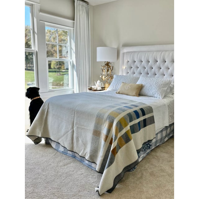 Pendleton Woolen Mills Oslo Evening Wool Blanket-King Size For Sale - Image 13 of 15