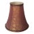 1970s Fortuny Style Gold Brocade Floral Textile Lamp Shade 10” For Sale