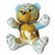 French Hermes Poste Et Cavalerie Vintage Silk Scarf Tender Teddy Bear For Sale - Image 3 of 3