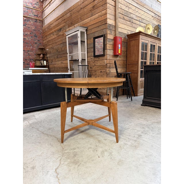 Wood Height-Adjustable Tables from Marcel Gascoin, 1960s For Sale - Image 7 of 18