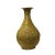 Chinese Handmade Ceramic Yellow Dimensional Flower Pattern Vase For Sale - Image 3 of 8
