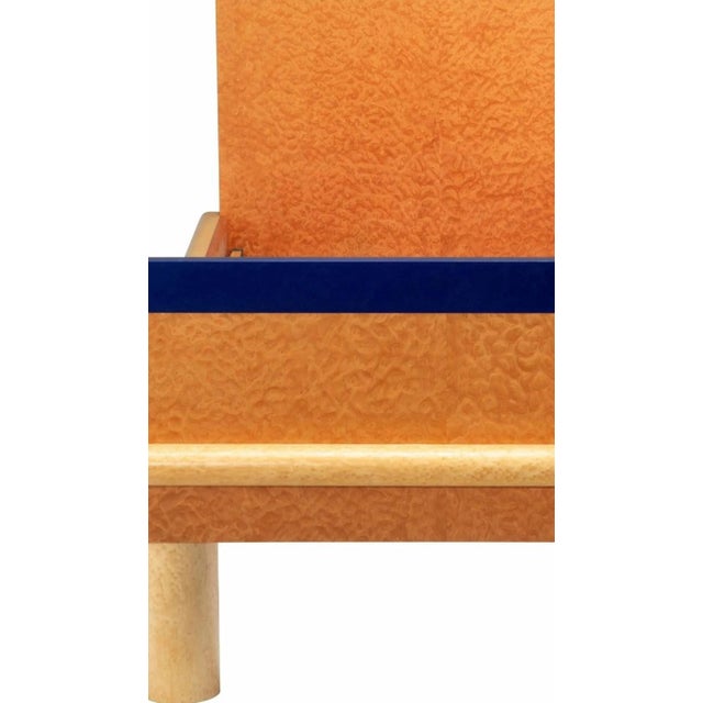 Wood Ettore Sottsass & Marco Zanini for Leitner Donau Collection Bed and Nightstand For Sale - Image 7 of 11