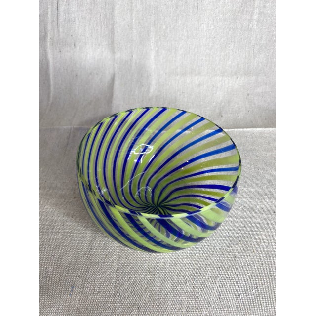 Gio Ponti Late 20th Century Hand-Blown Vinini-Style Bowls- Set of 6 For Sale - Image 4 of 10