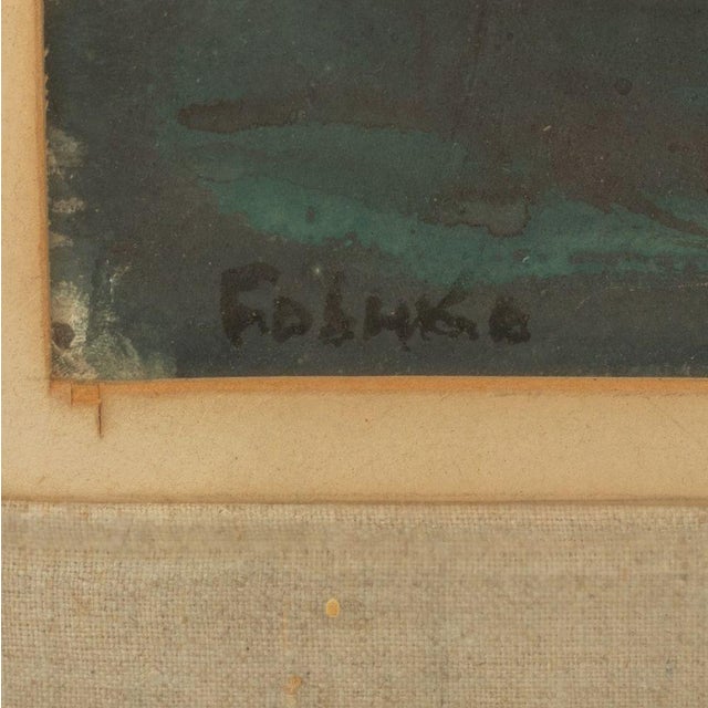 Josef Foshko Cabaret Scene Gouache on Paper For Sale - Image 4 of 6